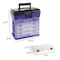 Fleming Supply Storage and Toolbox, Durable Organizer Utility, 4 Drawers with 19 Compartments Each, Purple 762531KXX - alternate 3